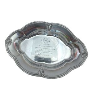 NIB Lenox Metal Butler’s Pantry Aluminum Serving Tray Dish